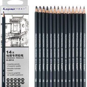 Professional drawing pencils